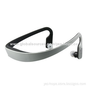Stereo Bluetooth Earpiece, Factory Supplier, 2,402-2,480MHz Frequency Range